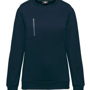 Unisex Day To Day Contrasting Zip Pocket Sweat, miniatyr 9