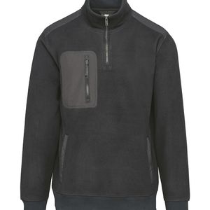 Unisex Eco-Friendly Fleece With Zipped Neck, miniatyr 2