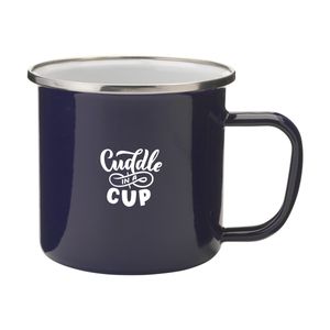 Retro Silver Enamel Mug 350 ml, miniatyr 6