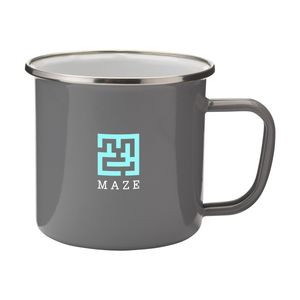 Retro Silver Enamel Mug 350 ml, miniatyr 7