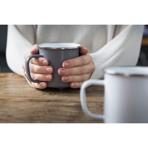 Retro Silver Enamel Mug 350 ml, miniatyr 4