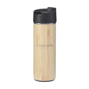 Sakura 360 ml bamboo thermo bottle/thermo cup, miniatyr 1