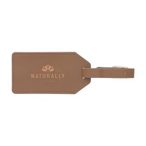 Vegan Pineapple Leather Luggage Tag, miniatyr 3