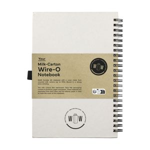 Milk-Carton Wire-O Paper Notebook A5, miniatyr 2