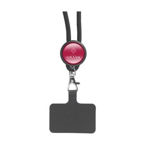 Lace Lanyard GRS RPET 0,5 cm phone keycord, miniatyr 5