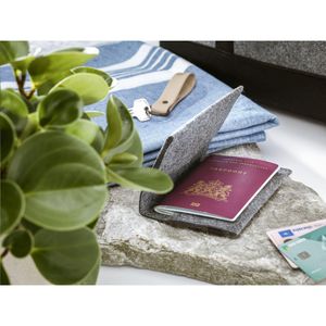 Identify GRS RPET Felt passport holder, miniatyr 5