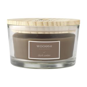 Wooosh Flame Scented Candle Dark Amber, miniatyr 2