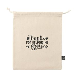 Gift Pouch Natural GRS Recycled Cotton (150 g/m²) M, miniatyr 2