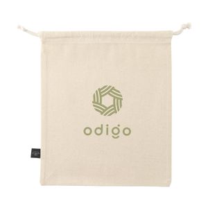 Gift Pouch Natural GRS Recycled Cotton (150 g/m²) M, miniatyr 3