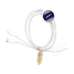Charging Cable RCS Recycled ABS-TPE, miniatyr 1