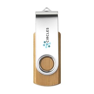 USB Twist Bamboo from stock 16 GB, miniatyr 1