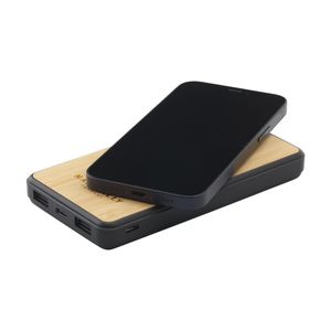 Boru Bamboo RCS Recycled ABS Powerbank Wireless Charger, miniatyr 2
