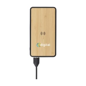 Boru Bamboo RCS Recycled ABS Powerbank Wireless Charger, miniatyr 3