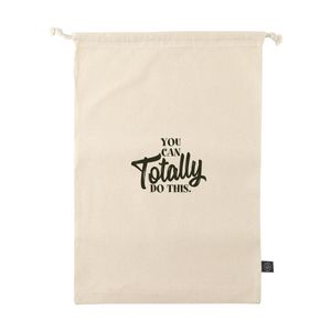 Gift Pouch Natural GRS Recycled Cotton (150 g/m²) L, miniatyr 2