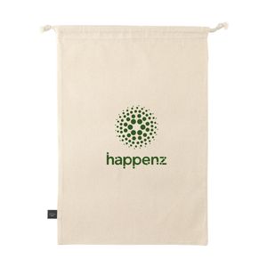 Gift Pouch Natural GRS Recycled Cotton (150 g/m²) L, miniatyr 3