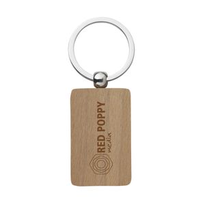 WoodKey Rectangle keychain, miniatyr 1