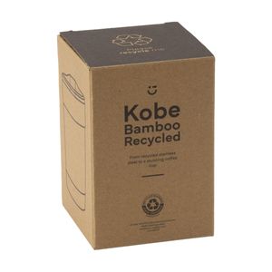 Kobe Bamboo RCS Recycled Steel 350 ml coffee cup, miniatyr 5