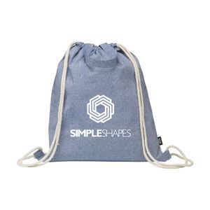 GRS Recycled Cotton PromoBag Plus (180 g/m²) backpack, miniatyr 6