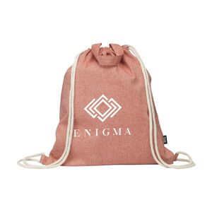 GRS Recycled Cotton PromoBag Plus (180 g/m²) backpack, miniatyr 1