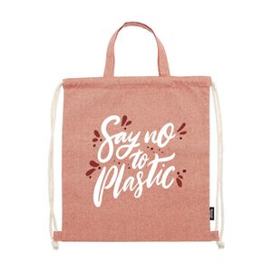 GRS Recycled Cotton PromoBag Plus (180 g/m²) backpack, miniatyr 2