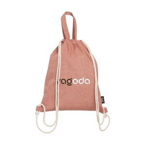 GRS Recycled Cotton PromoBag Plus (180 g/m²) backpack, miniatyr 4
