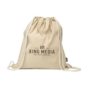 GRS Recycled Cotton PromoBag Plus (180 g/m²) backpack, miniatyr 5