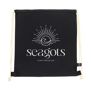 PromoColour GRS Recycled Cotton Backpack (150 g/m²), miniatyr 2