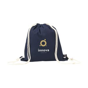 PromoColour GRS Recycled Cotton Backpack (150 g/m²), miniatyr 4
