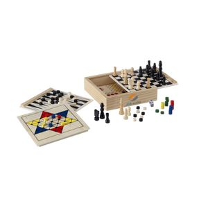 WoodGame 5-in-1 game set, miniatyr 2