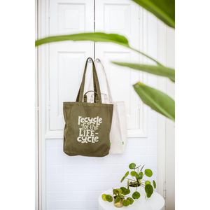 Organic Cotton Canvas Tote Bag Natural (280 g/m²), miniatyr 3