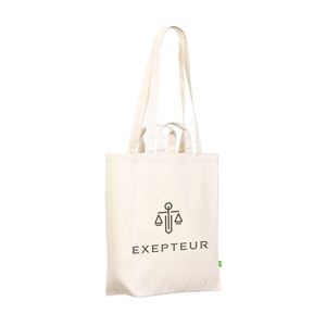 Organic Cotton Canvas Tote Bag Natural (280 g/m²), miniatyr 2
