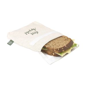Hemp FoodPouch bag for bread, miniatyr 4