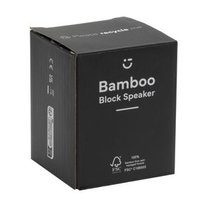 Bamboo Block Speaker with wireless charger, miniatyr 5