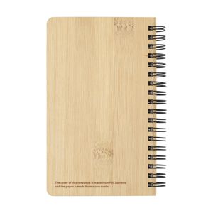 Paper Notebook made from Stonewaste-Bamboo A6, miniatyr 2