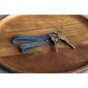 Recycled Leather Keyring, miniatyr 3