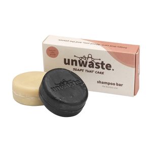 Unwaste Duopack Scrub & Shampoo bar, miniatyr 1