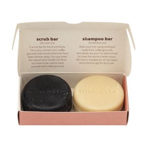 Unwaste Duopack Scrub & Shampoo bar, miniatyr 4