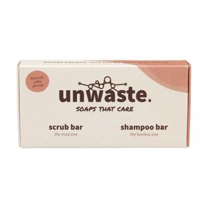 Unwaste Duopack Scrub & Shampoo bar, miniatyr 5