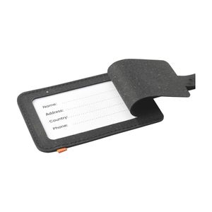 Recycled Leather Luggage Tag, miniatyr 4