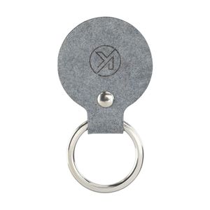 Recycled Denim Textile Keyring Round, miniatyr 4
