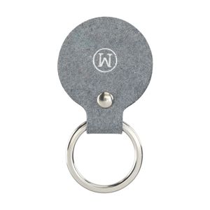 Recycled Denim Textile Keyring Round, miniatyr 5