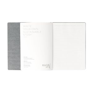 Recycled Textile Refillable Paper Notebook A5, miniatyr 4