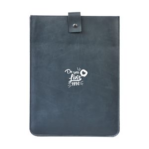 Recycled Leather Laptop Sleeve 16", miniatyr 1