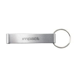 Alu Opener Phone Stand GRS Recycled keyring, miniatyr 2
