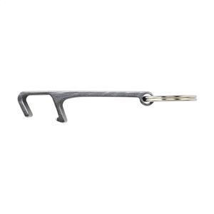 Alu Opener Phone Stand GRS Recycled keyring, miniatyr 3