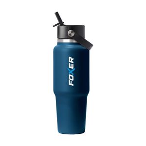 Hydro Flask Wide Mouth Travel Bottle with Flex Straw Cap 946 ml water bottle, miniatyr 4