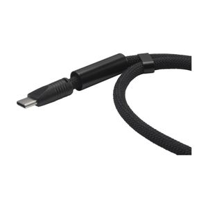 Wrist Lanyard 2-in-1 GRS RPET Load & Sync USB Cable, miniatyr 4