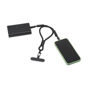 Wrist Lanyard 2-in-1 GRS RPET Load & Sync USB Cable, miniatyr 2