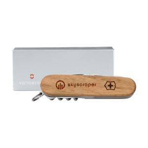 Victorinox Huntsman Wood pocket knife in a gift box, miniatyr 1