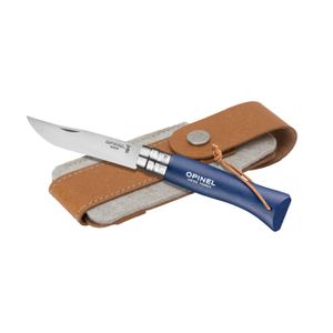 Opinel Colorama No 08 pocket knife in a belt pouch, miniatyr 1